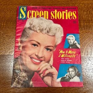 Vintage Frameable "How to Marry a Millionaire" Cover